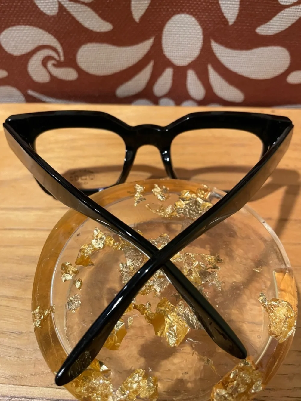 Black Oversized Square Blue Light Blocking Glasses Frames
